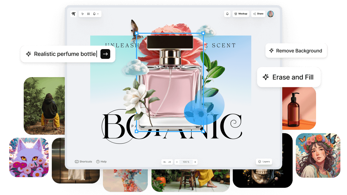 ArtShifted Image Editor workspace